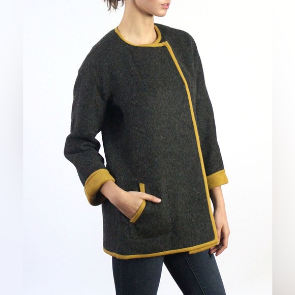 Beyond Threads Reversible Alpaca Car Coat (2-sided) - Picture 4 of 16